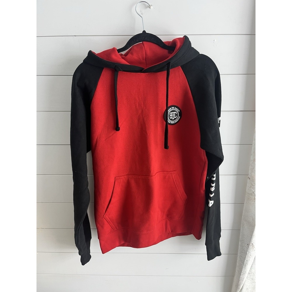 Back To Cali Livin The Dream Red &‎ Black Hoodie Unisex Size Small
